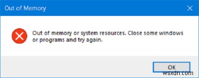 Fix Out of Memory error while copying files on Windows 11/10