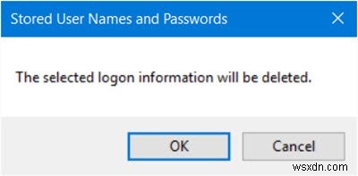 Find, add, remove, edit, backup, restore Stored Usernames and Passwords in Windows 11/10