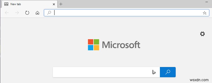 How to open a Blank Tab or Page when you launch Edge browser
