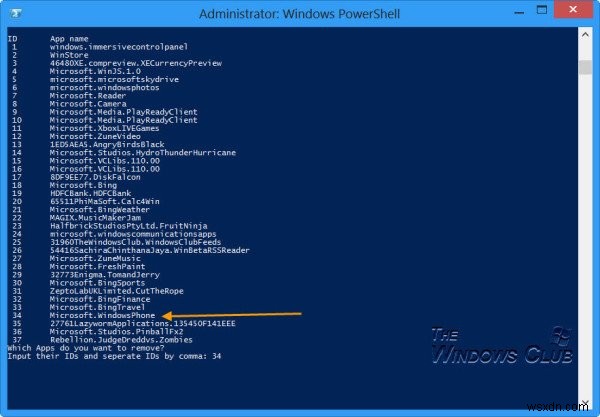 Completely Remove or Uninstall all Windows Store apps using PowerShell script