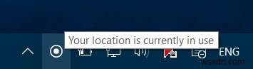 Your location has recently been accessed or is currently in use in Windows 11/10