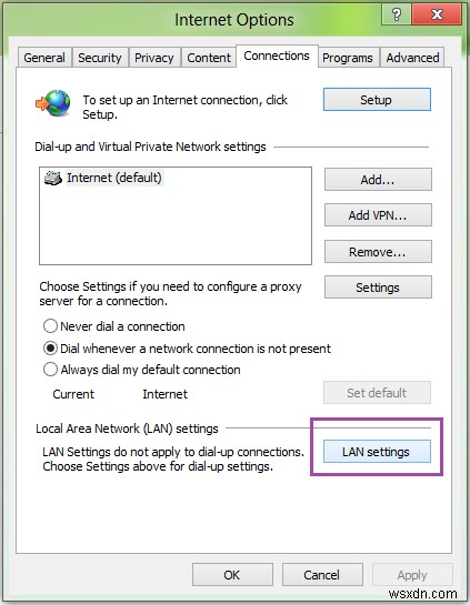 Some Programs or Apps not connecting to internet in Windows 11/10