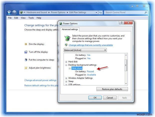Desktop Background Slideshow not working in Windows 11/10