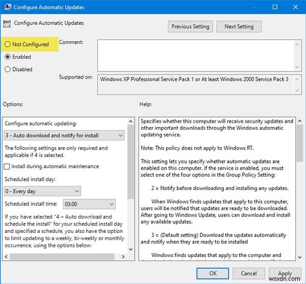 Your organization has turned off automatic updates in Windows 11/10
