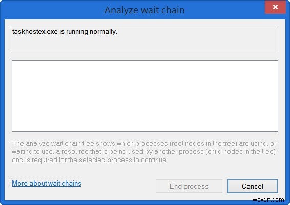 Wait Chain Traversal feature in Windows 10