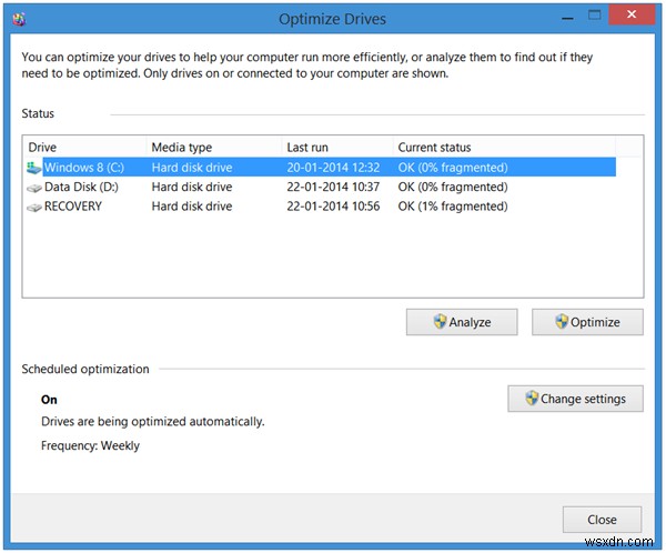 Disk Defragmenter or Optimize Drives Tool in Windows 11/10 explained