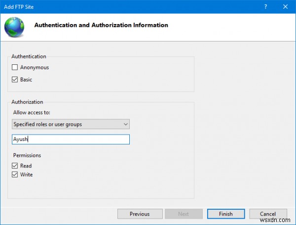 How to set up an FTP Server on Windows 11/10