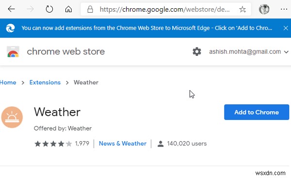 Why are some Extensions missing on the Microsoft Edge browser?