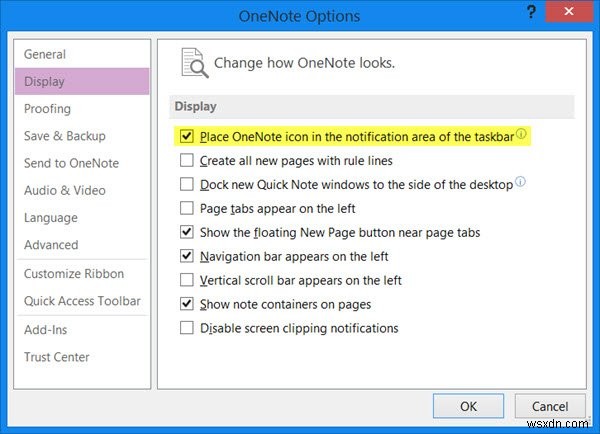 Disable or remove Send To OneNote in Windows PC