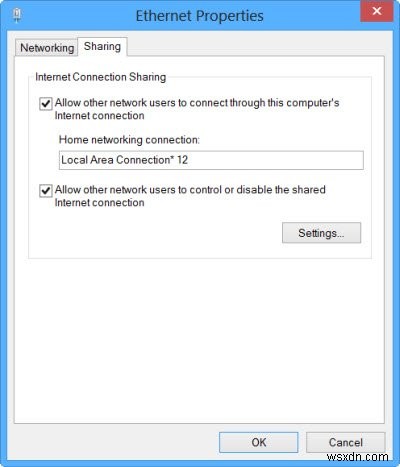 Turn Windows PC into a WiFi Hotspot using Internet Connection Sharing