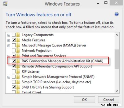 CMAK-based VPN not working after Windows 10 upgrade