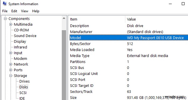 How to check what Hard Drive you have on Windows 11/10