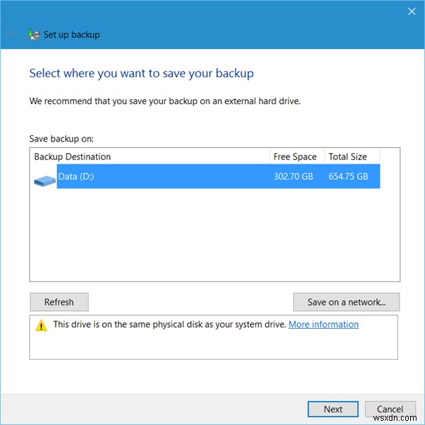 How to use Windows Backup and Restore Tool in Windows 11/10