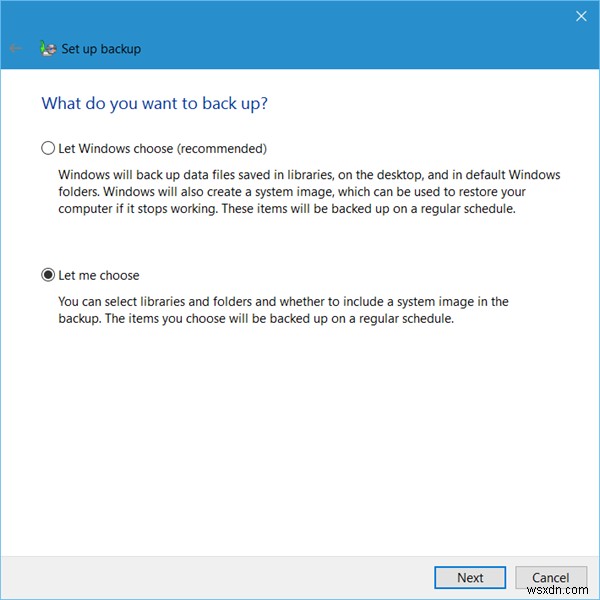 How to use Windows Backup and Restore Tool in Windows 11/10