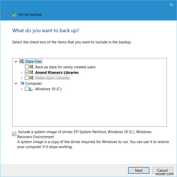 How to use Windows Backup and Restore Tool in Windows 11/10