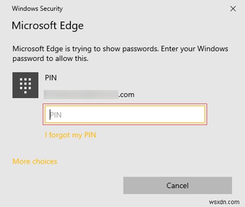 Enable and Manage Passwords & Form-fill in Edge browser on Windows 10