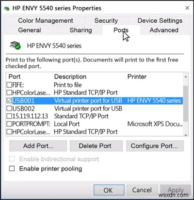 Port in use, please wait – Printer error message in Windows 11/10