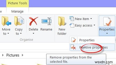 Remove Properties and Personal information from photos, files in Windows 11/10