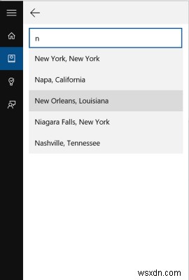 Make Cortana display Weather information for multiple locations
