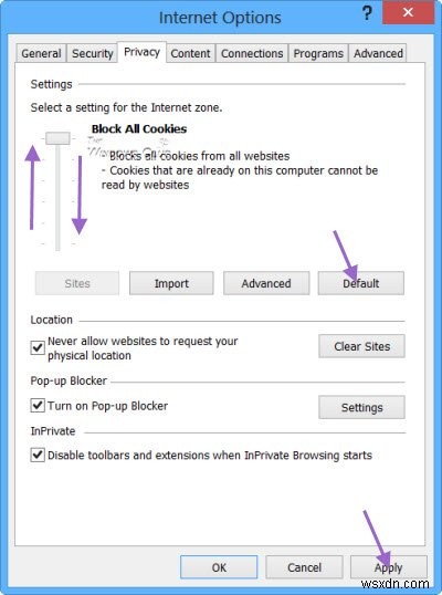Disable, Enable Cookies in Chrome, Edge, Firefox, Opera browsers