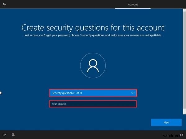 Create a Local Account during or after installation of Windows 10 Home