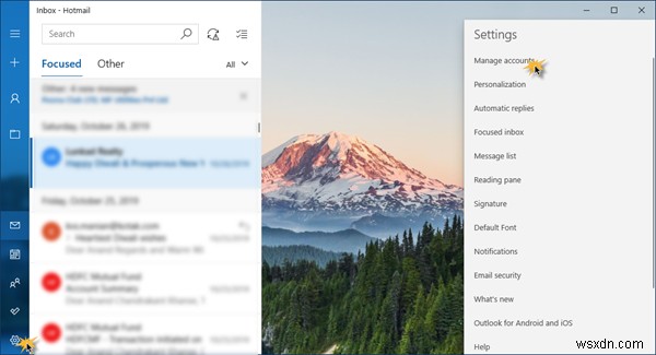 How to change Email Sender Name in Mail app in Windows 11/10