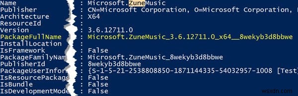 Uninstall Groove Music from Windows 10