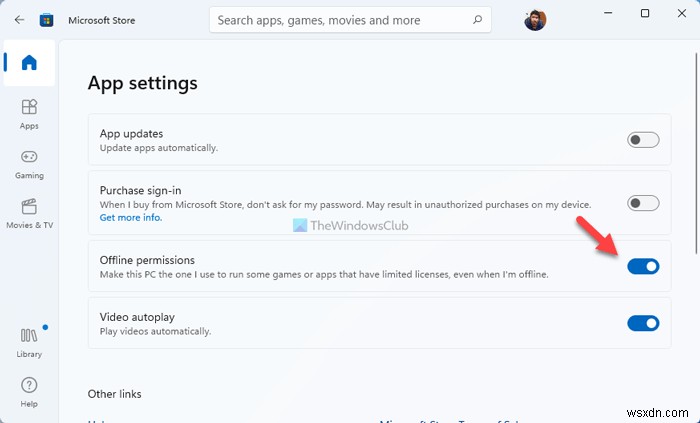 How to play Windows Store games offline on Windows 11/10