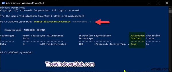 Turn On or Off Auto-unlock for BitLocker Encrypted Data Drives in Windows 10