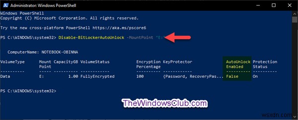 Turn On or Off Auto-unlock for BitLocker Encrypted Data Drives in Windows 10