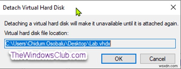 How to Mount or Unmount VHD or VHDX (Virtual Hard Disk) File in Windows 10