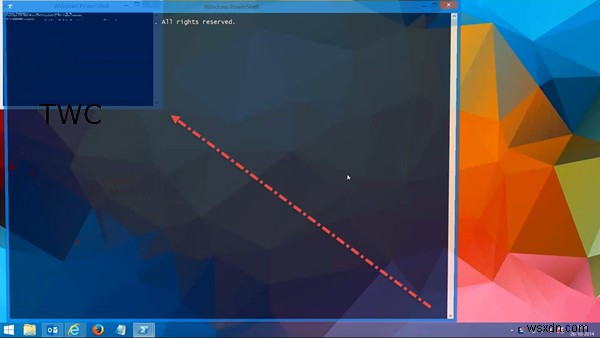 Windows PowerShell font and window is too small