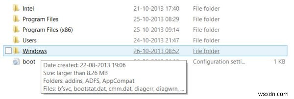 Disable pop-up description for folder & desktop items in Windows 10