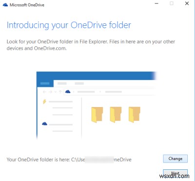 Move or change location of OneDrive folder in Windows 11/10