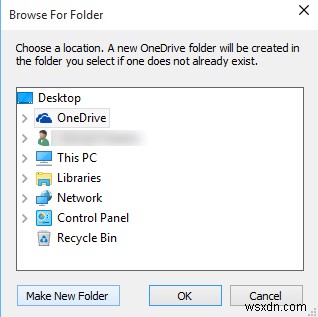 Move or change location of OneDrive folder in Windows 11/10
