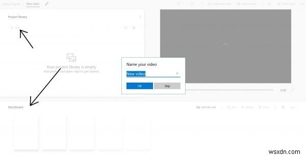 How to use Video Editor app in Windows 10