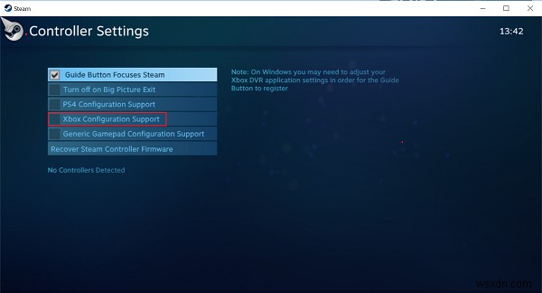 Xbox Controller detected as Mouse and Keyboard on Windows PC