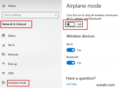 Windows 11/10 is stuck in Airplane Mode