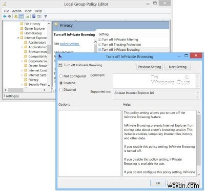 How to disable Private Browsing in Chrome, Firefox, Internet Explorer