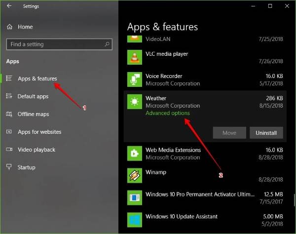 Weather app is not working or opening in Windows 11/10