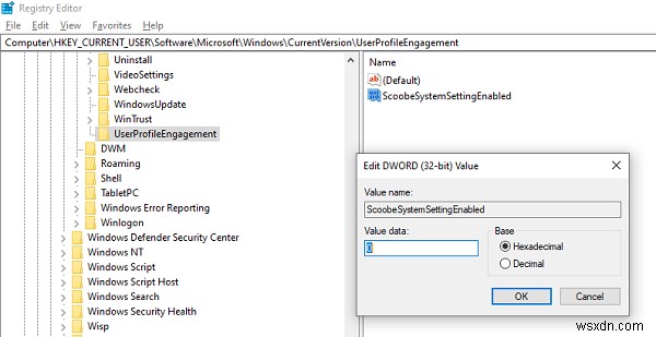 How to disable Get even more out of Windows prompt in Windows 10