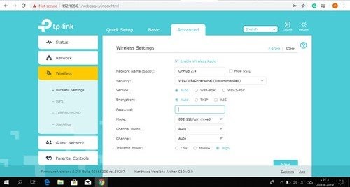 How to change Wi-Fi Router Name and Password