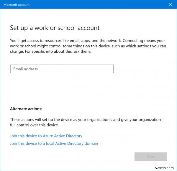 How to join or remove a Domain from Windows 10