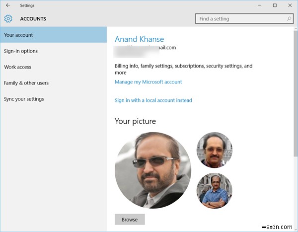 How to remove old unused User Account Pictures in Windows 10