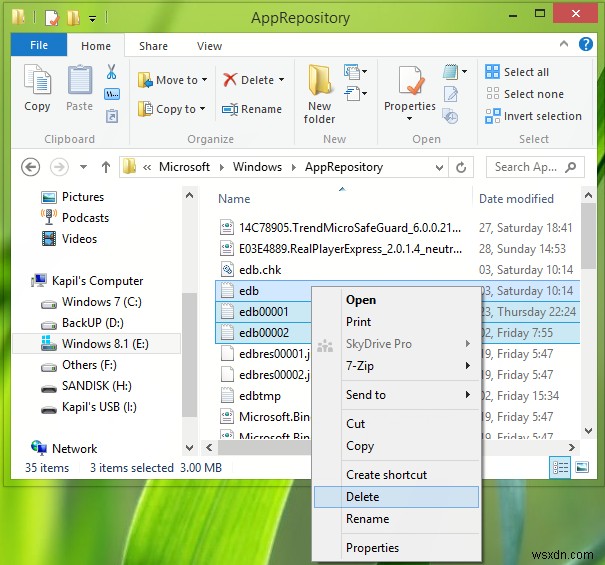 Something happened & Windows Store is no longer working