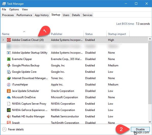 There are no more files error while trying to save a file in Windows