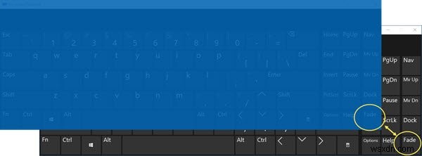 Onscreen keyboard becomes transparent or completely white in Windows 10