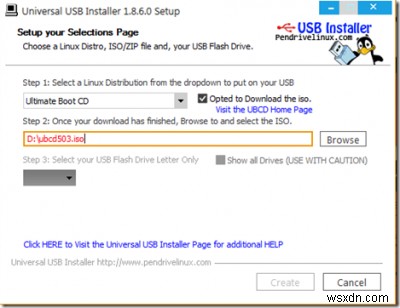 How to create a Rescue Disk on USB Flash Drive for your computer