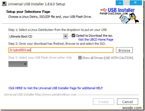 How to create a Rescue Disk on USB Flash Drive for your computer