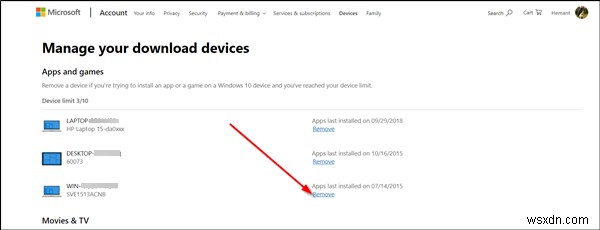 How to revoke Microsoft Store app license on a Windows 10 device